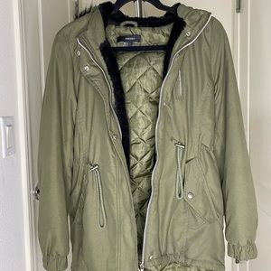 OLIVE GREEN WINTER COAT